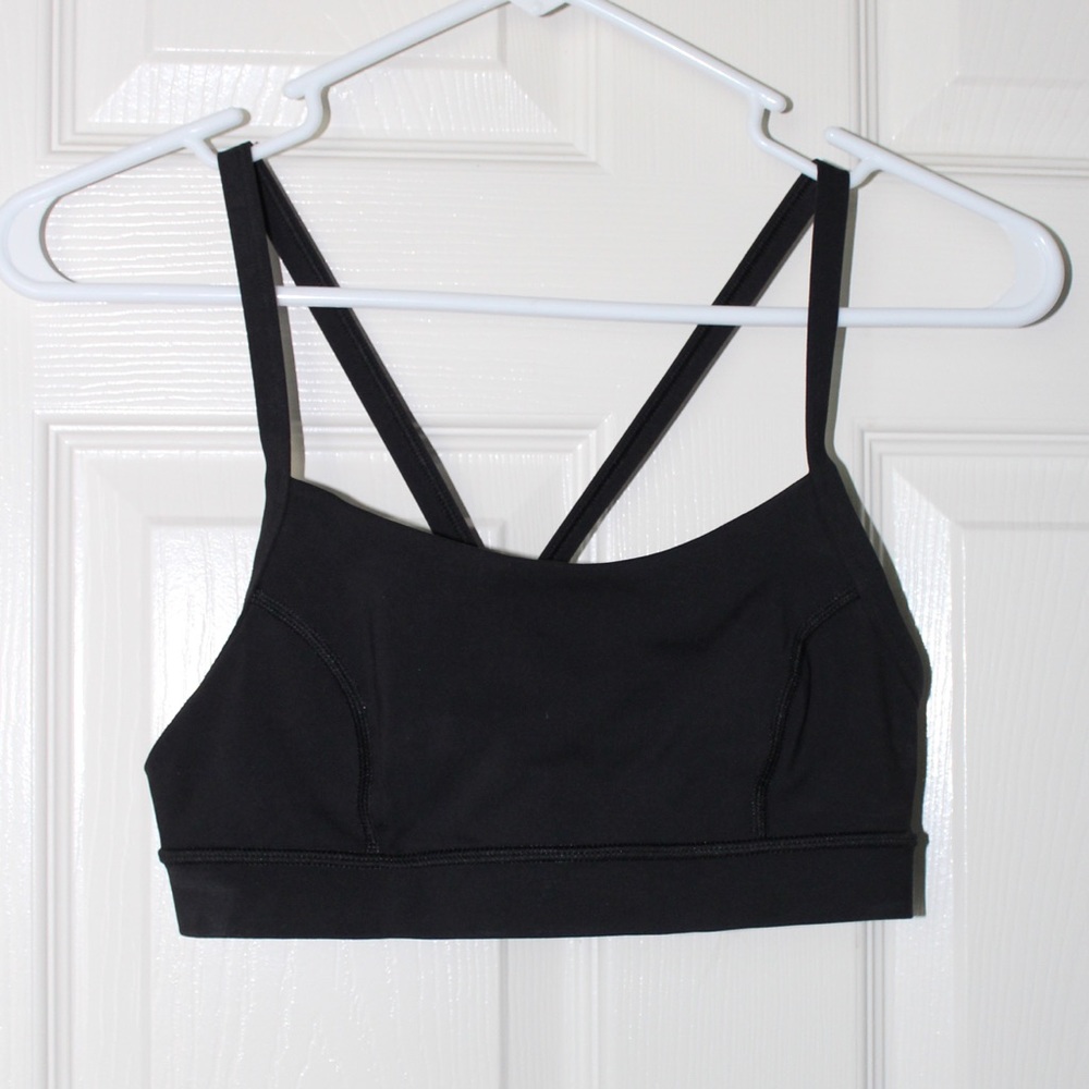 NEVER BEEN WORN BLACK LULULEMON SPORTS BRA
